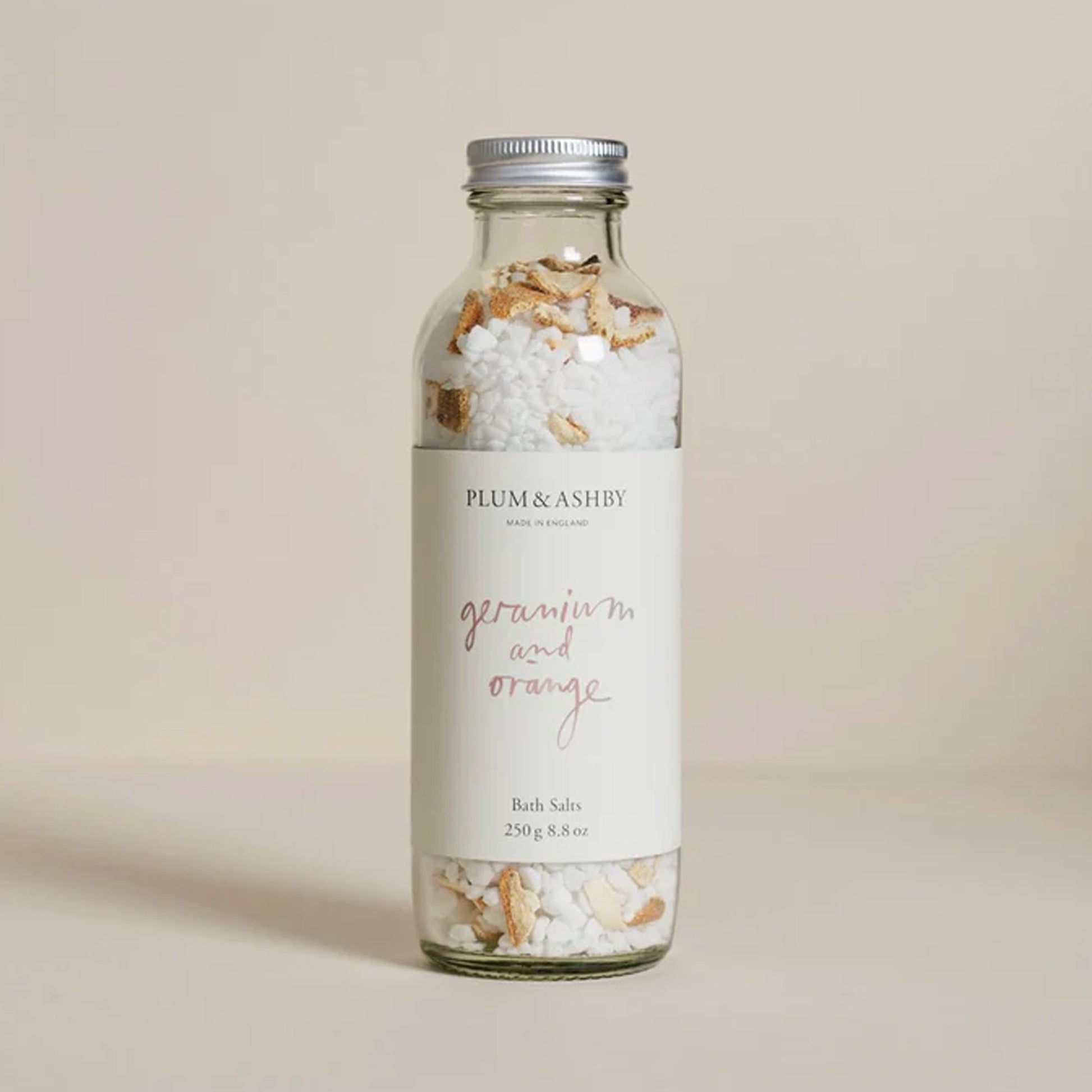 Geranium and Orange bath salts plum and ashby scents and home