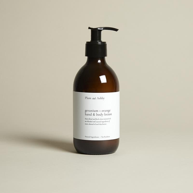 Plum and Ashby Geranium & Orange Hand & Body Lotion