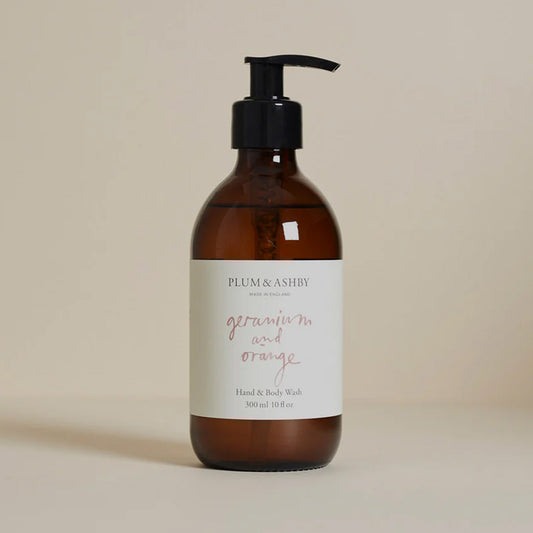 Geranium and Orange Plum and Ashby Body Wash