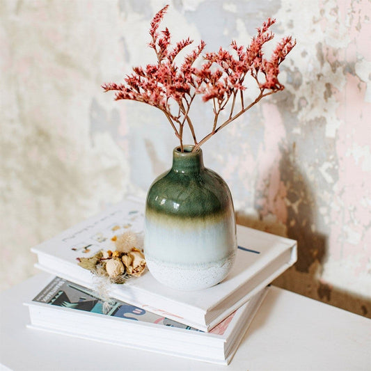Sass & Belle Mojave Glaze Green Vase